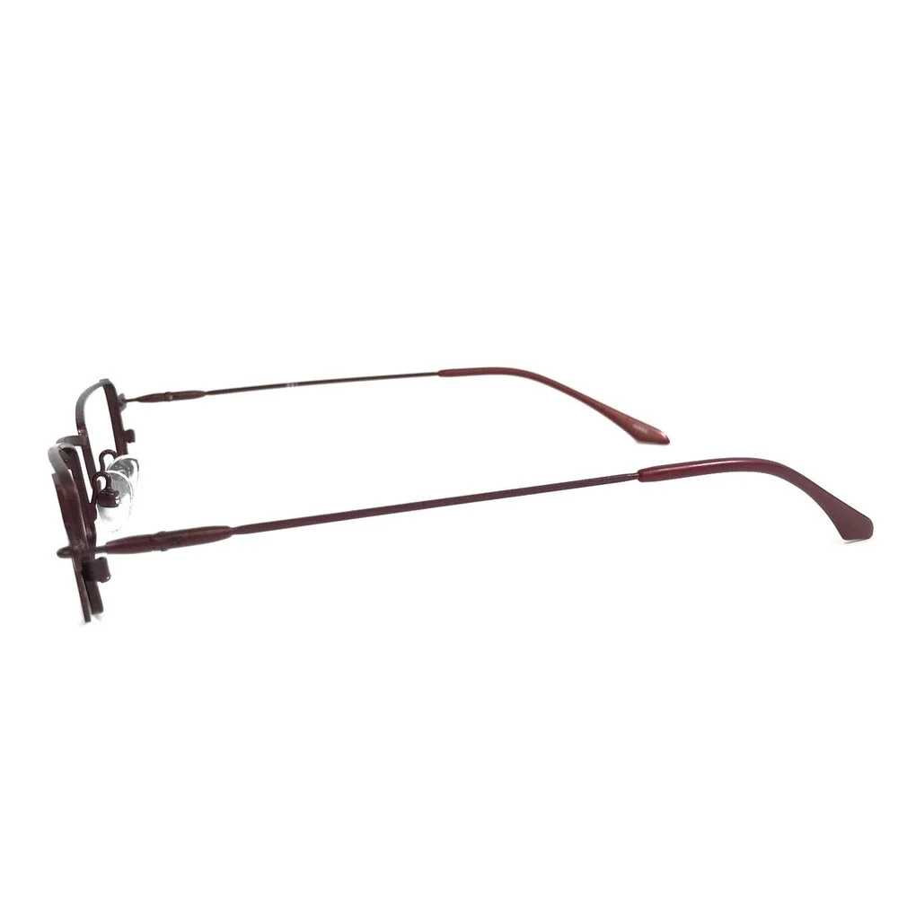 Ogi Eyeglasses Frames 2077 COL. 59 Burgundy Red Cat Eye Full Rim 43-21-140